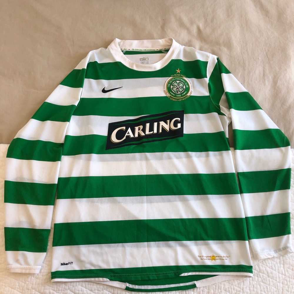 Nike Celtic FC long sleeve soccer jersey